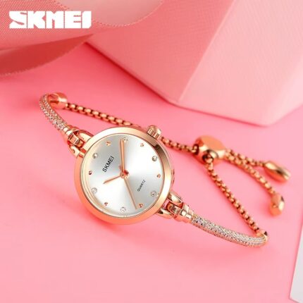 Montre Bracelet en Cuivre et Stainless Steel